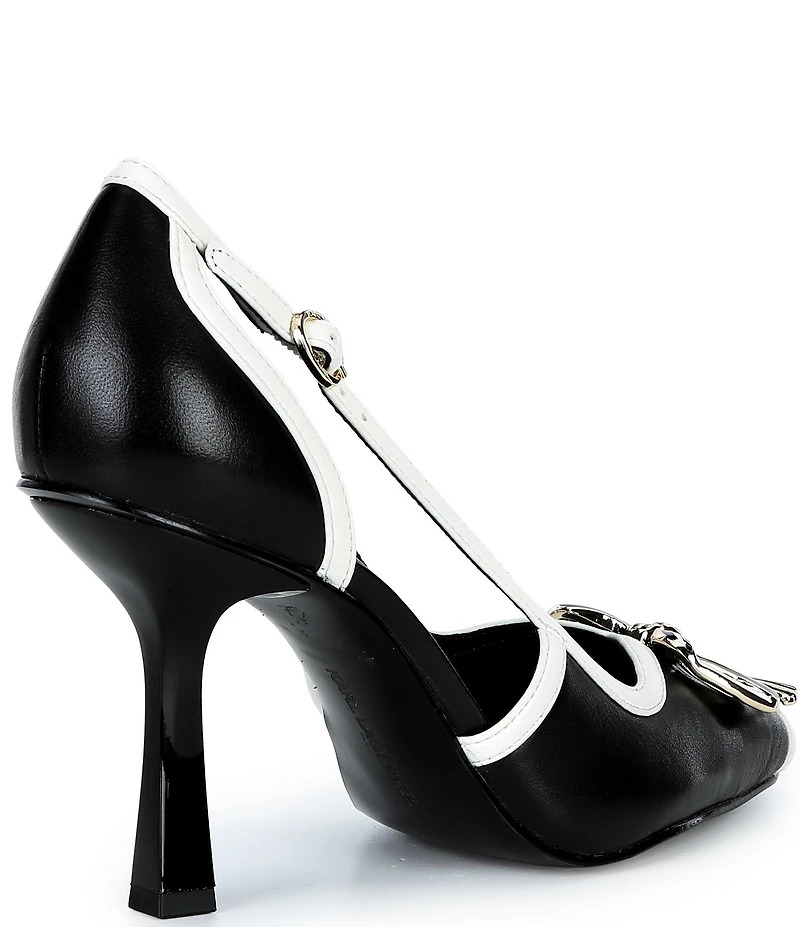 KARL LAGERFELD PARIS Lacey Bow Stiletto Dress Pumps