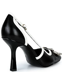 KARL LAGERFELD PARIS Lacey Bow Stiletto Dress Pumps
