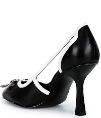 KARL LAGERFELD PARIS Lacey Bow Stiletto Dress Pumps