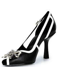 KARL LAGERFELD PARIS Lacey Bow Stiletto Dress Pumps