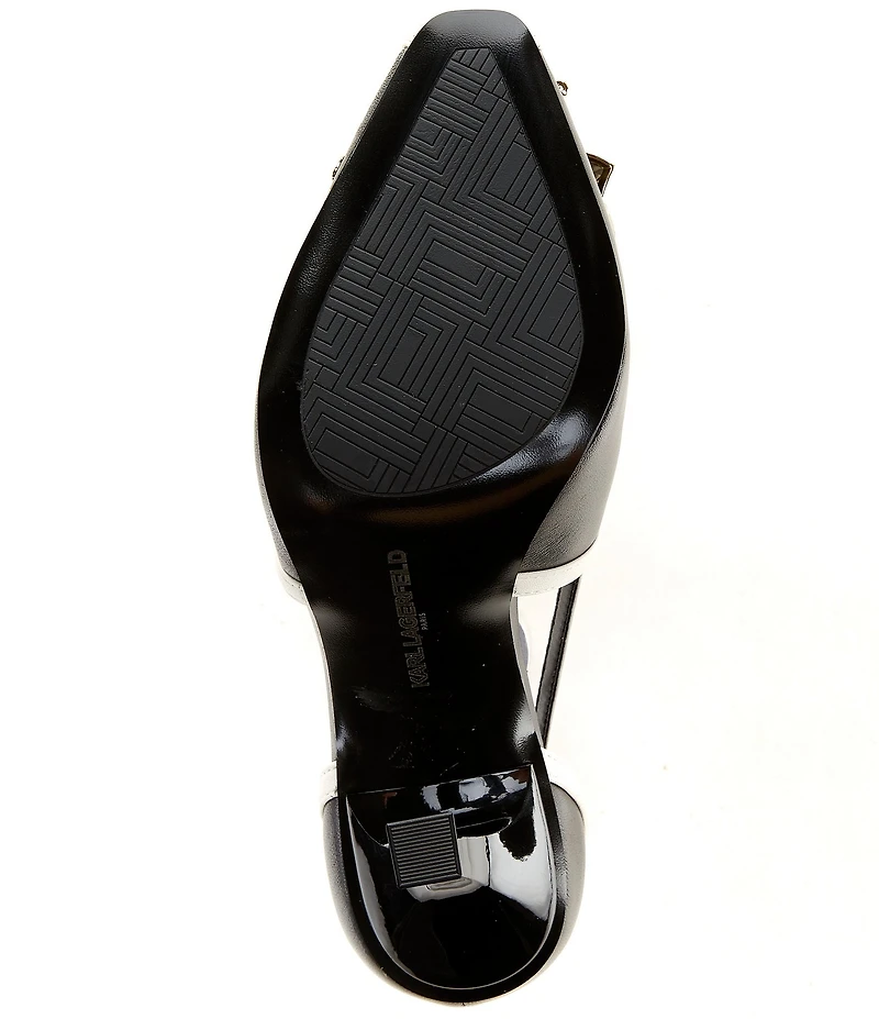 KARL LAGERFELD PARIS Lacey Bow Stiletto Dress Pumps