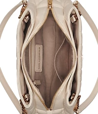 KARL LAGERFELD PARIS Lafayette Leather Satchel Bag