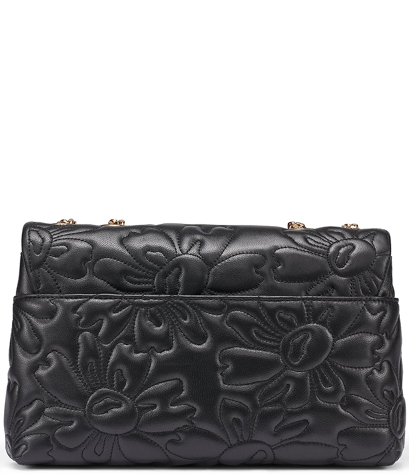 KARL LAGERFELD PARIS Lafayette Quilted Floral Shoulder Bag