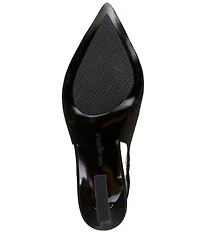 KARL LAGERFELD PARIS Lauryn Suede Slingback Block Heel Pumps
