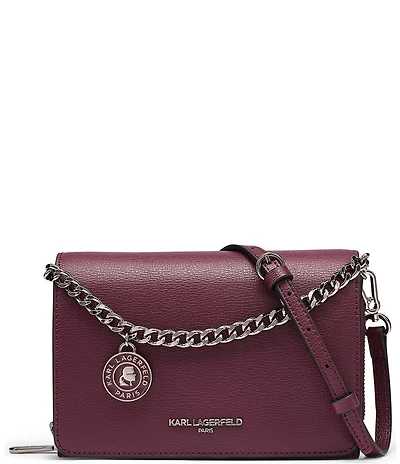 KARL LAGERFELD PARIS Lourdes Chain Crossbody Bag