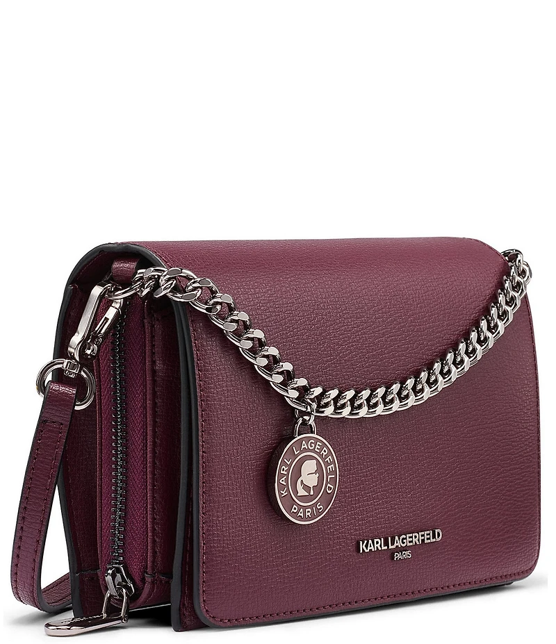 KARL LAGERFELD PARIS Lourdes Chain Crossbody Bag