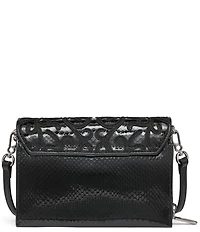 KARL LAGERFELD PARIS Lourdes Mixed Media Tassle Crossbody Bag