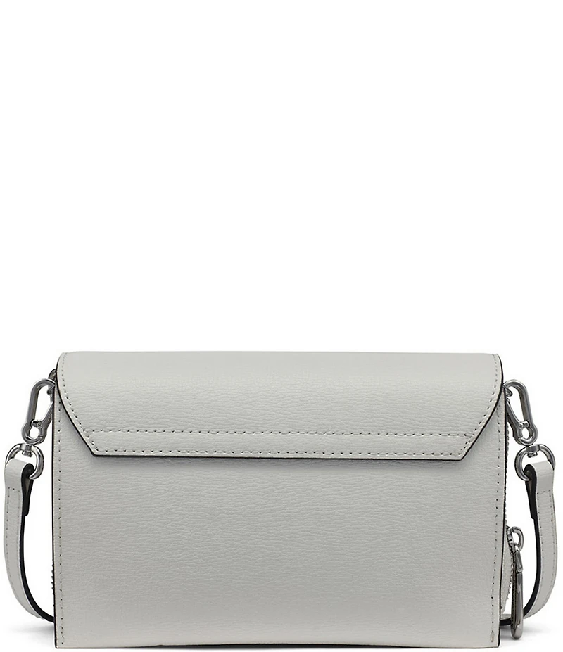 KARL LAGERFELD PARIS Lourdes Silver Chain Crossbody Bag