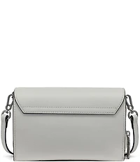 KARL LAGERFELD PARIS Lourdes Silver Chain Crossbody Bag