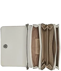 KARL LAGERFELD PARIS Lourdes Silver Chain Crossbody Bag