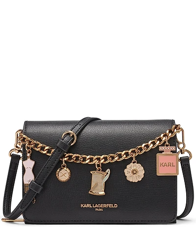 KARL LAGERFELD PARIS Lourdes Swag Chain Crossbody Bag