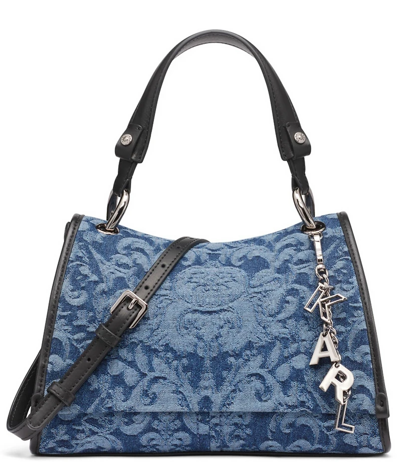 KARL LAGERFELD PARIS Luciene Denim Shoulder Bag