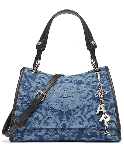 KARL LAGERFELD PARIS Luciene Denim Shoulder Bag