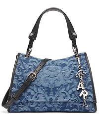 KARL LAGERFELD PARIS Luciene Denim Shoulder Bag