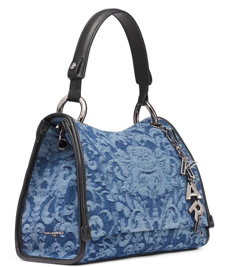 KARL LAGERFELD PARIS Luciene Denim Shoulder Bag