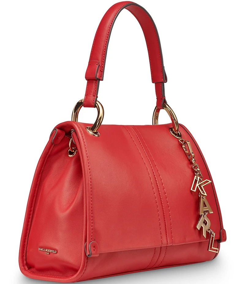 KARL LAGERFELD PARIS Luciene Chain Charm Shoulder Bag