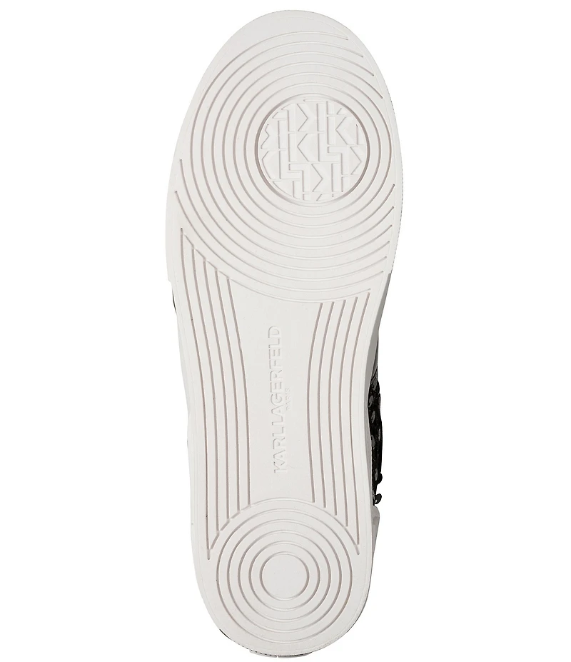 KARL LAGERFELD PARIS Mablyn Boucle Signature Logo Lace Up Sneakers
