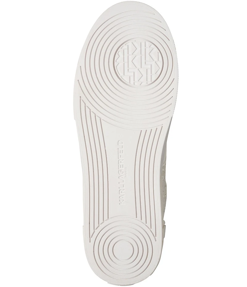 KARL LAGERFELD PARIS Mablyn Boucle Signature Logo Lace Up Sneakers