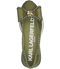 KARL LAGERFELD PARIS Macklin Mesh Bow Sneakerinas