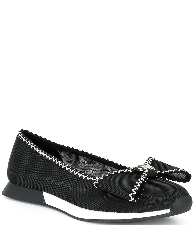 KARL LAGERFELD PARIS Macklin Mesh Bow Sneakerinas