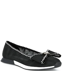 KARL LAGERFELD PARIS Macklin Mesh Bow Sneakerinas