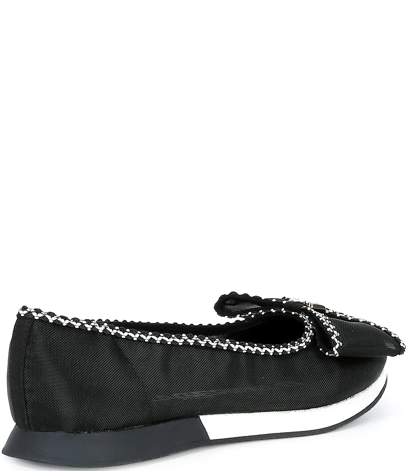 KARL LAGERFELD PARIS Macklin Mesh Bow Sneakerinas