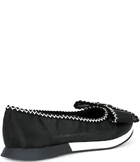 KARL LAGERFELD PARIS Macklin Mesh Bow Sneakerinas