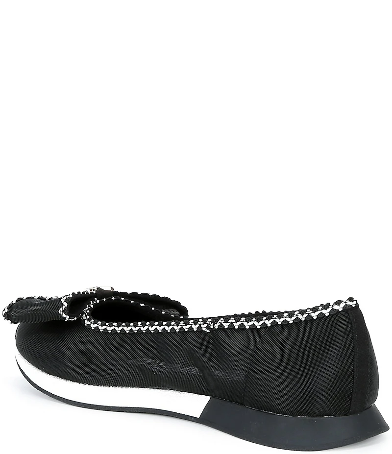 KARL LAGERFELD PARIS Macklin Mesh Bow Sneakerinas