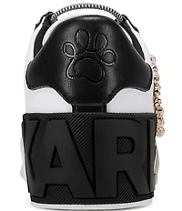 KARL LAGERFELD PARIS Madisyn Pearl Embellished Cat Applique Slip On Sneakers