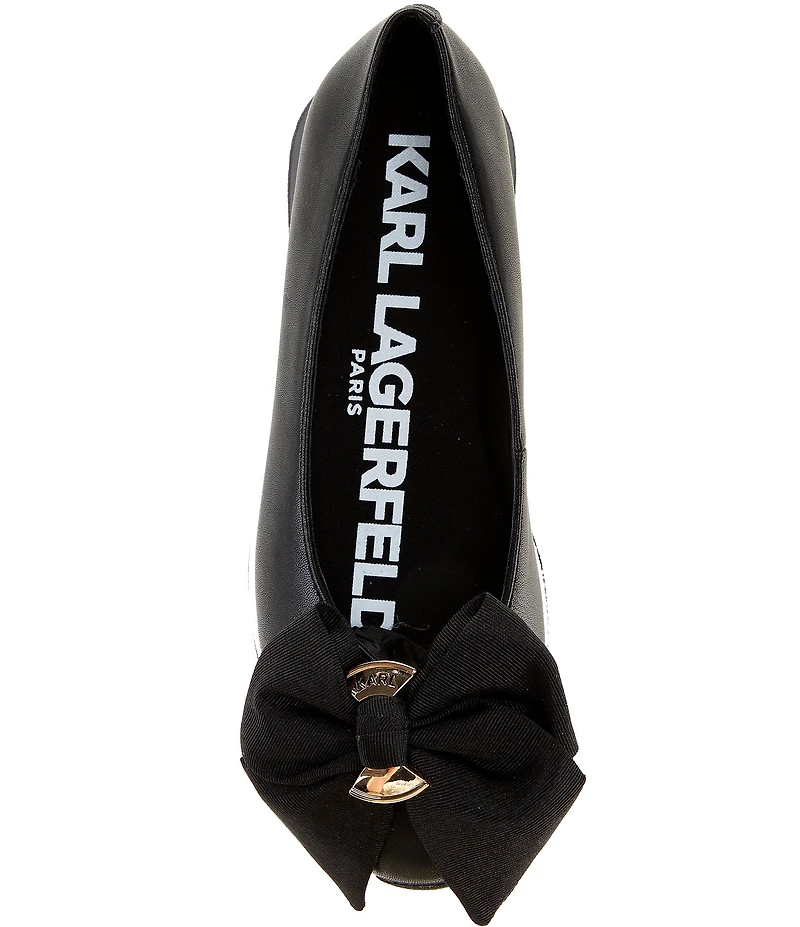 KARL LAGERFELD PARIS Magalia Bow Sneakerina