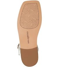 KARL LAGERFELD PARIS Margate Flower Applique Flat Sandals