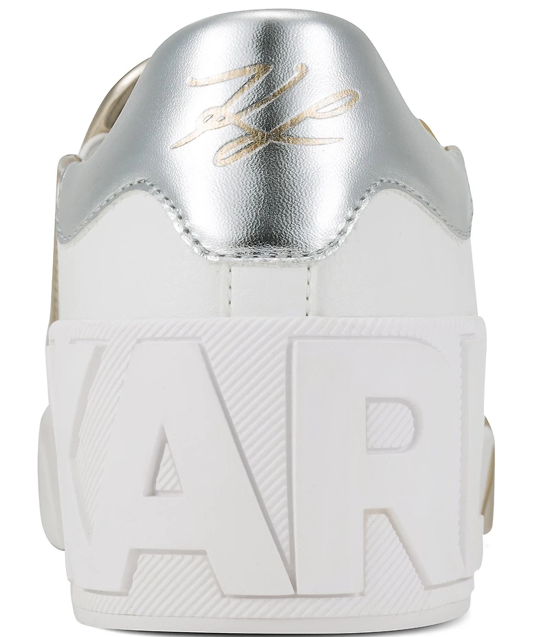 KARL LAGERFELD PARIS Maude Fleur Flower Applique Slip On Sneakers