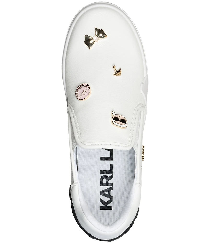 KARL LAGERFELD PARIS Maude Slip On Charms Sneakers