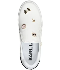 KARL LAGERFELD PARIS Maude Slip On Charms Sneakers