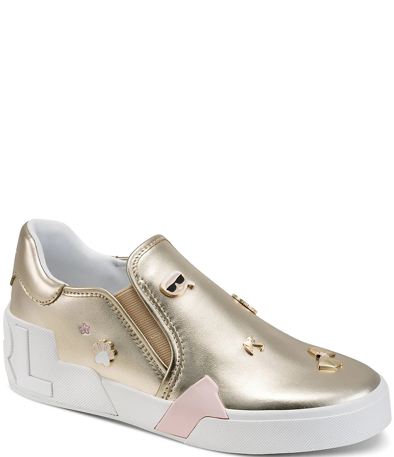 KARL LAGERFELD PARIS Maude Slip On Charms Sneakers