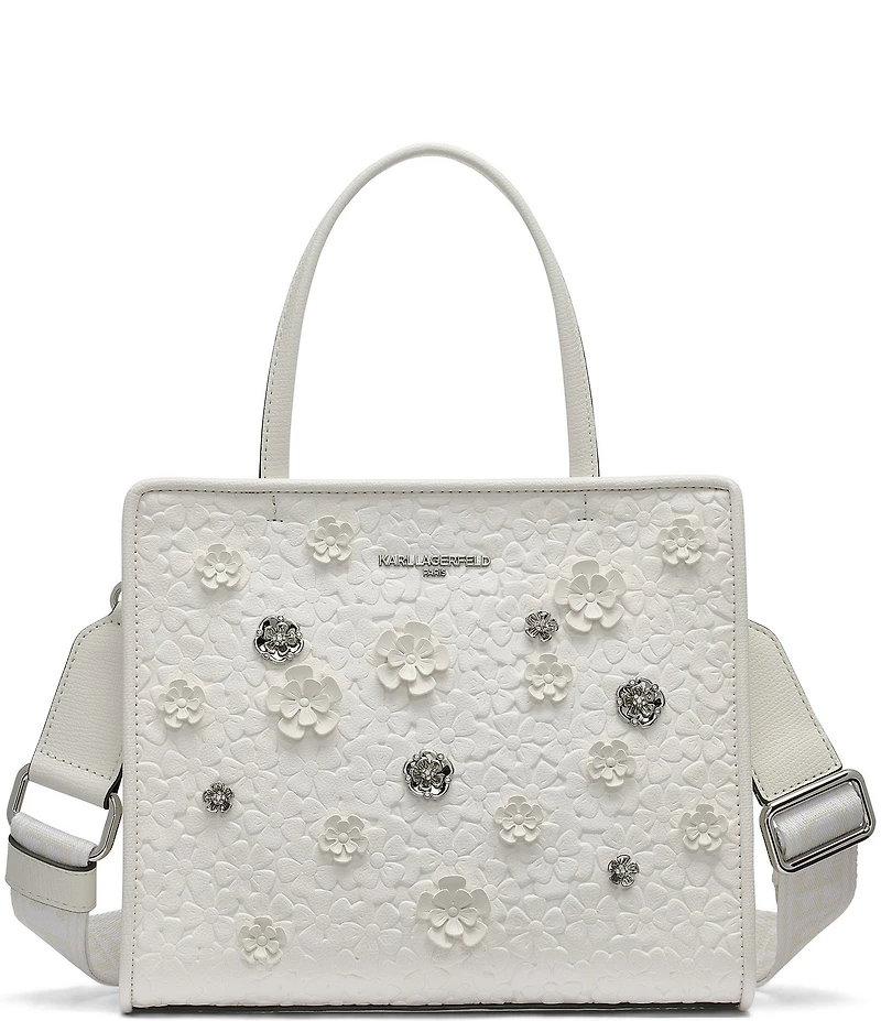 KARL LAGERFELD PARIS Maybelle Floral Satchel Bag