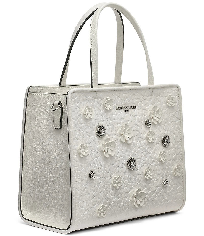 KARL LAGERFELD PARIS Maybelle Floral Satchel Bag
