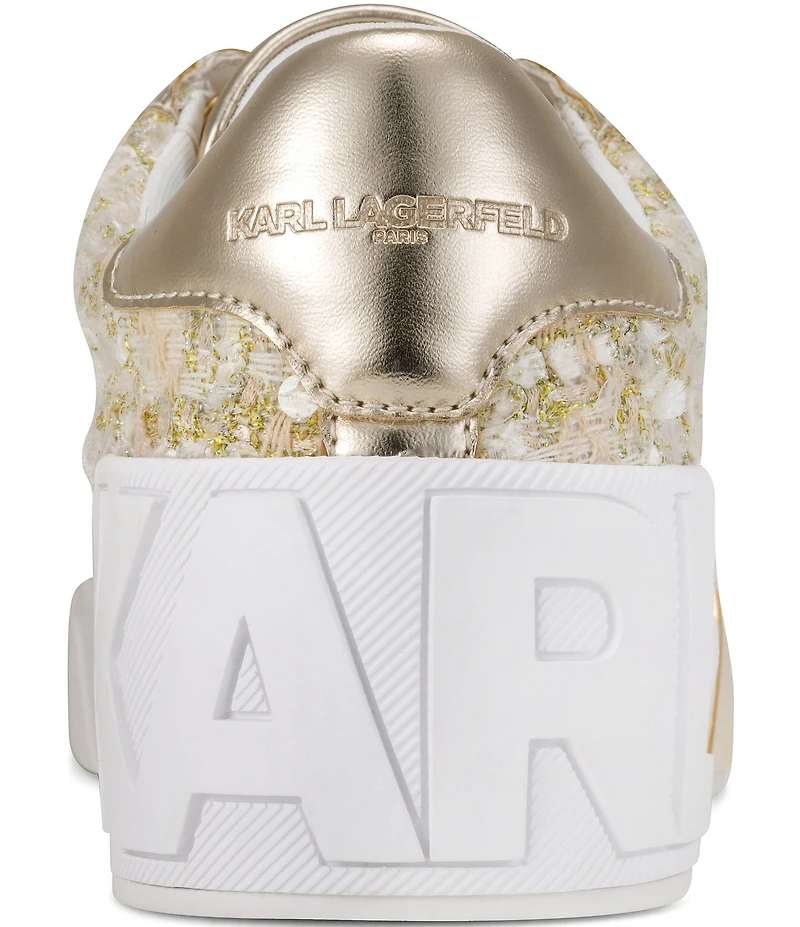 KARL LAGERFELD PARIS Melora Boucle Lace Up Sneakers