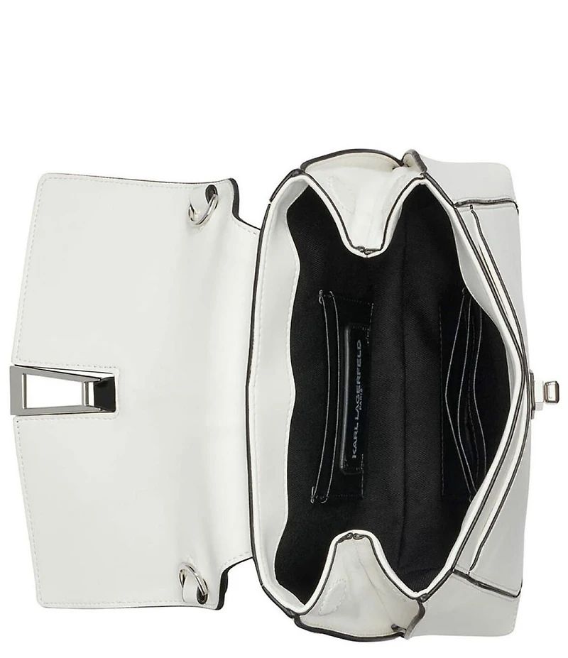 KARL LAGERFELD PARIS Mercerie Contrast Trim Crossbody Bag