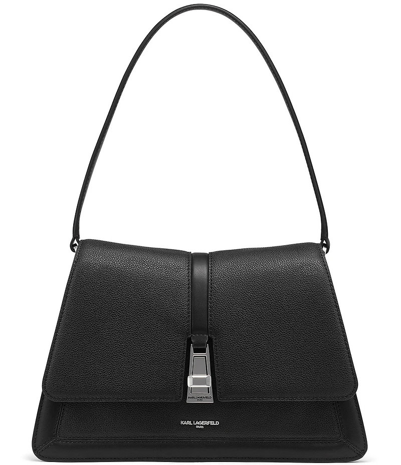 KARL LAGERFELD PARIS Contrast Trim Mercerie Shoulder Bag