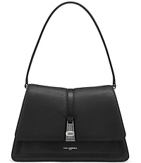 KARL LAGERFELD PARIS Contrast Trim Mercerie Shoulder Bag