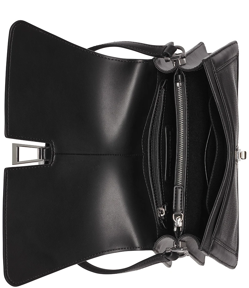 KARL LAGERFELD PARIS Contrast Trim Mercerie Shoulder Bag