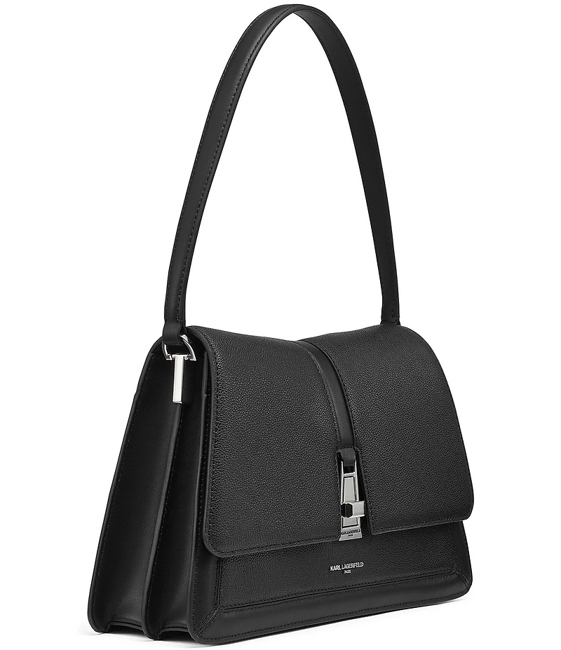KARL LAGERFELD PARIS Contrast Trim Mercerie Shoulder Bag