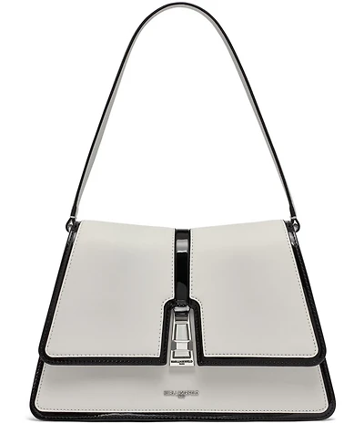 KARL LAGERFELD PARIS Contrast Trim Mercerie Shoulder Bag
