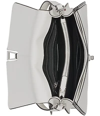 KARL LAGERFELD PARIS Contrast Trim Mercerie Shoulder Bag
