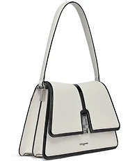 KARL LAGERFELD PARIS Contrast Trim Mercerie Shoulder Bag