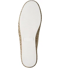 KARL LAGERFELD PARIS Michaela Atelier Raffia Charm Slip On Espadrilles