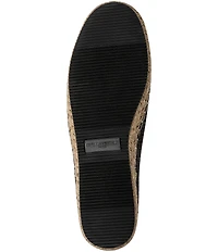 KARL LAGERFELD PARIS Michaela Atelier Raffia Charm Slip On Espadrilles
