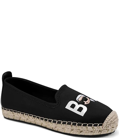 KARL LAGERFELD PARIS Michaela Bonjour Neoprene Slip On Espadrilles