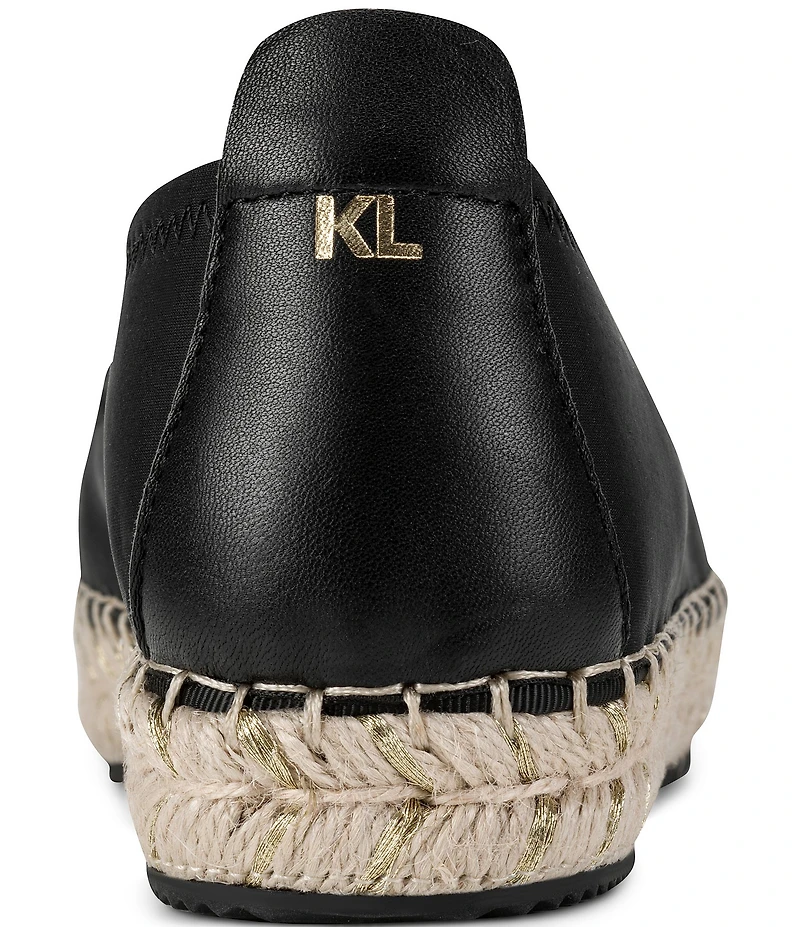 KARL LAGERFELD PARIS Michaela Bonjour Neoprene Slip On Espadrilles